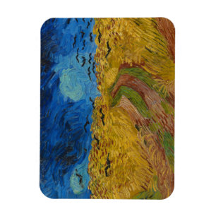 Magnet Flexible Wheatfield avec des corneilles