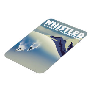 Magnet Flexible Whistler Colombie-Britannique Canada Ski