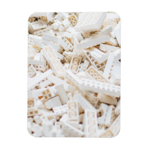Magnet Flexible white bricks