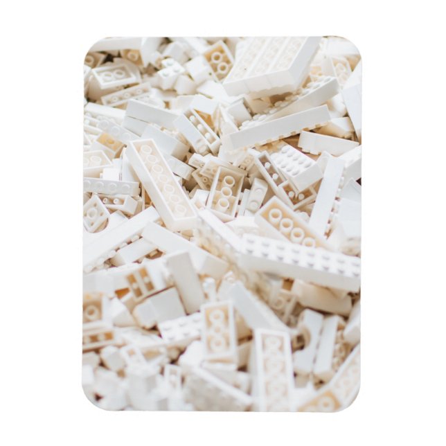 Magnet Flexible white bricks (Vertical)