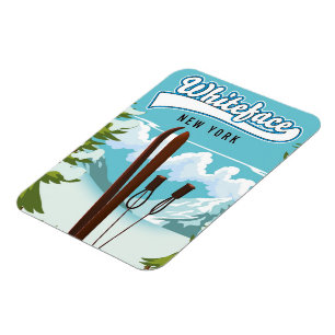 Magnet Flexible Whiteface New York À Ski