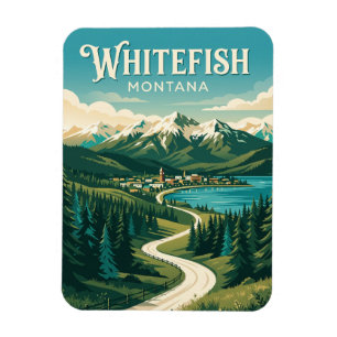 Magnet Flexible Whitefish États-Unis
