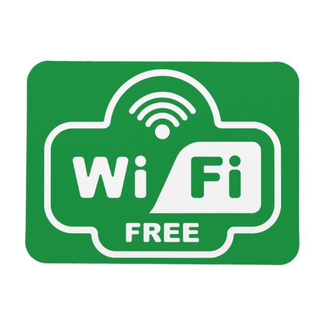 Magnet Flexible Wi-Fi gratuit (Horizontal)