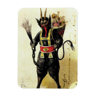 Magnet Flexible Wicked Krampus Scary Demon Holiday Christmas Xmas