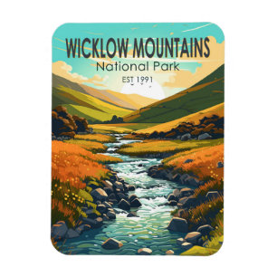 Magnet Flexible Wicklow Mountains National Park Irlande River Art
