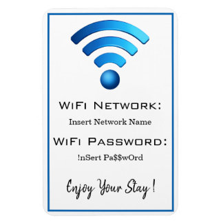 Magnet Flexible wifi password details