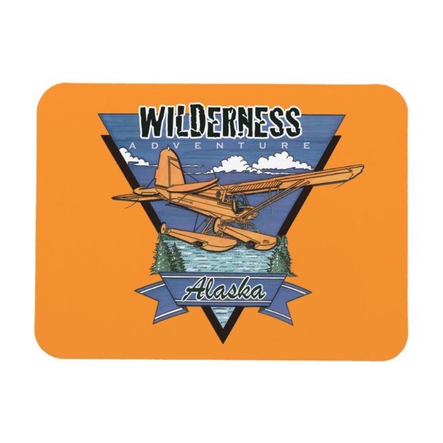 Magnet Flexible Wilderness Seaplane Adventure Alaska (Horizontal)