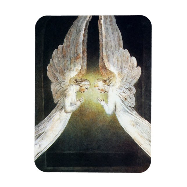 Magnet Flexible William Blake Christ dans l'aimant Sepulcher (Vertical)