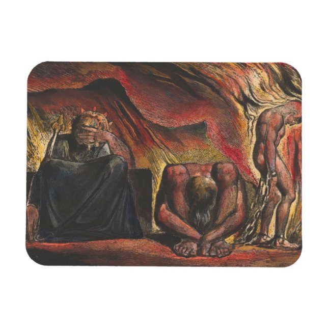 Magnet Flexible William Blake Skofeld portant des menottes forgées (Horizontal)