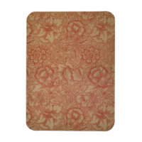 William Morris Fleur de pavot rose Floral