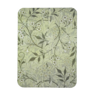 Magnet Flexible William Morris Jasmine Flower Wallpaper Art