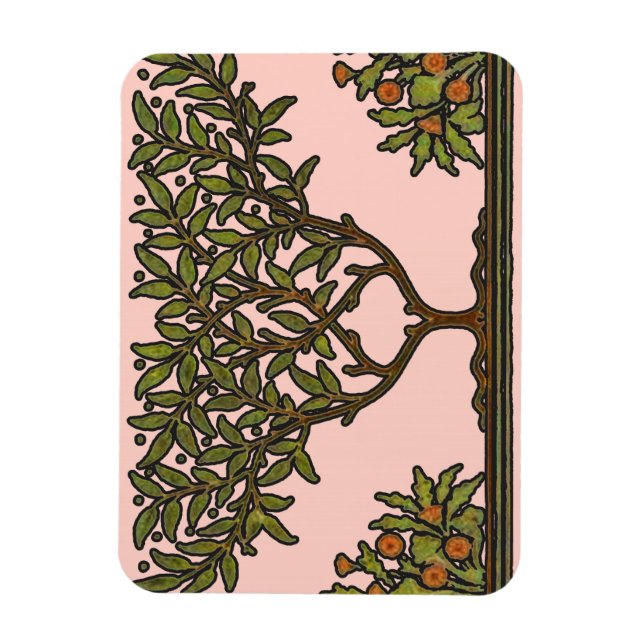 Magnet Flexible William Morris Tree Frieze Fond d'écran floral (Vertical)