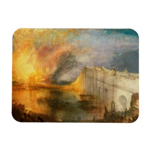 Magnet Flexible William Turner - L'incendie du Parlement