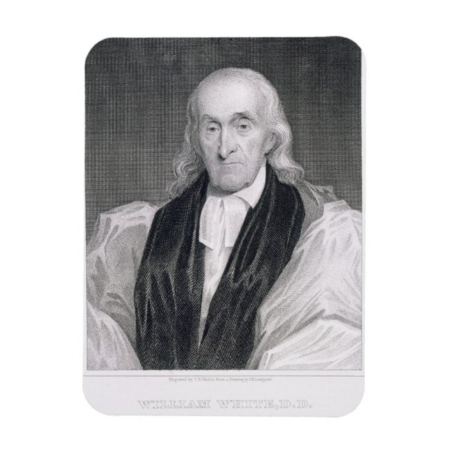 Magnet Flexible William White (1748-1836), 85 ans, gravé par Tho (Vertical)