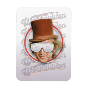 Magnet Flexible Willy Wonka dans les lunettes de Wonkavision