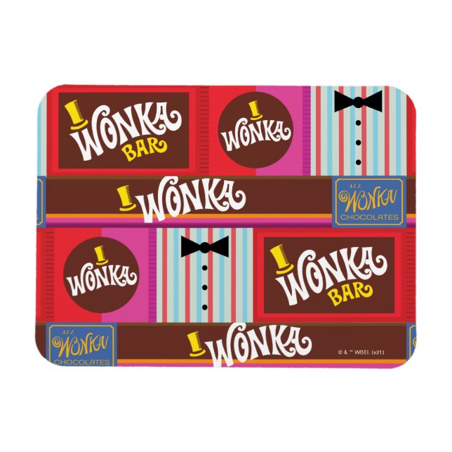 Magnet Flexible Willy Wonka Motif (Horizontal)