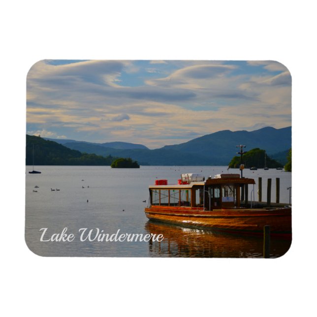 Magnet Flexible Windermere, carte postale Lake District (Horizontal)
