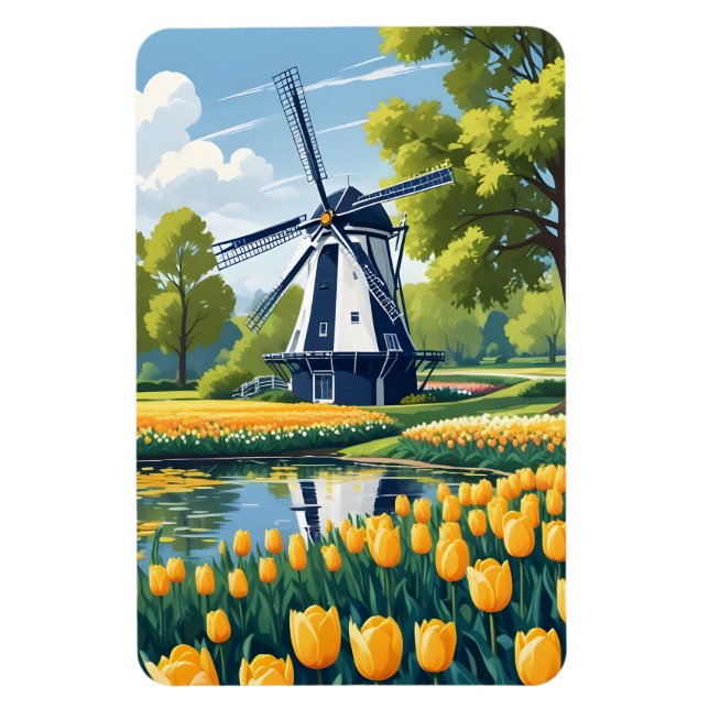 Magnet Flexible Windmills Pays-Bas (Vertical)