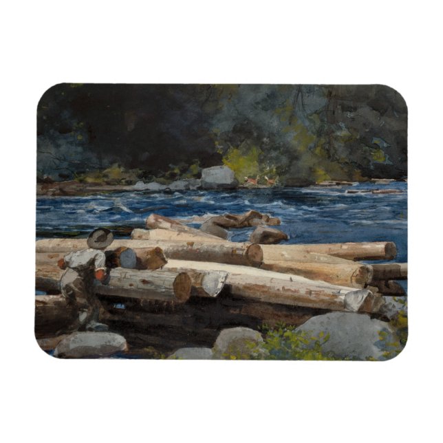 Magnet Flexible Winslow Homer - Hudson River (Horizontal)