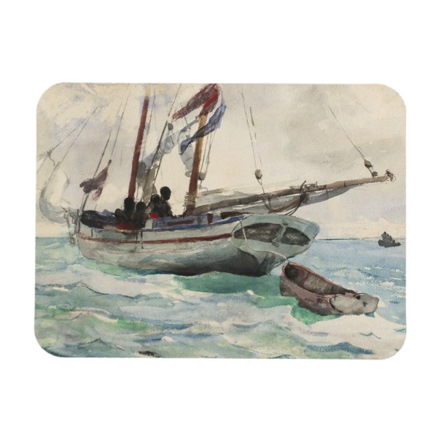 Magnet Flexible Winslow Homer - Schooner - Nassau (Horizontal)