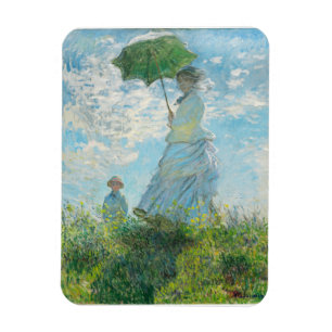 Magnet Flexible Woman with a Parasol  Claude Monet 