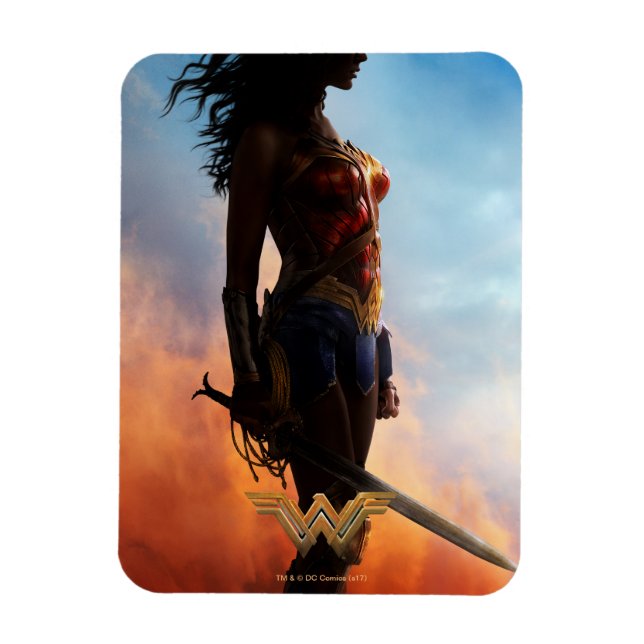 Magnet Flexible Wonder Woman Duststorm Silhouette (Vertical)