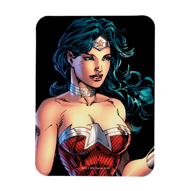 Magnet Flexible Wonder Woman Grimpe Lasso Sur Rock (Vertical)