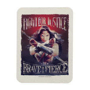 Magnet Flexible Wonder Woman Lutte Pour La Justice
