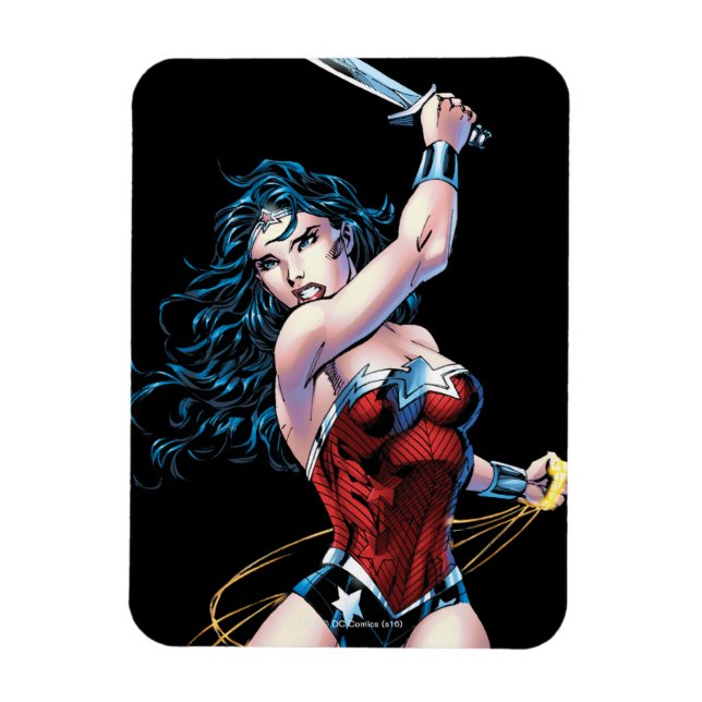 Magnet Flexible Wonder Woman Swning Sword (Vertical)
