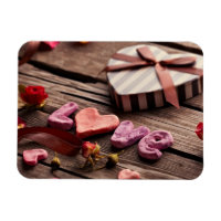 Word Love with Heart Formé Cadeau de la Saint-Vale