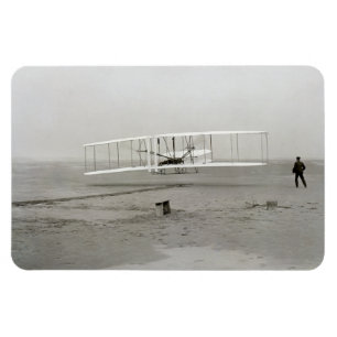 Magnet Flexible Wright Brothers Flyer First Plane Flight Aviation