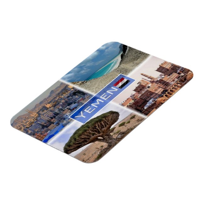 Magnet Flexible YE Yemen - Sana'a - (Côté Gauche)