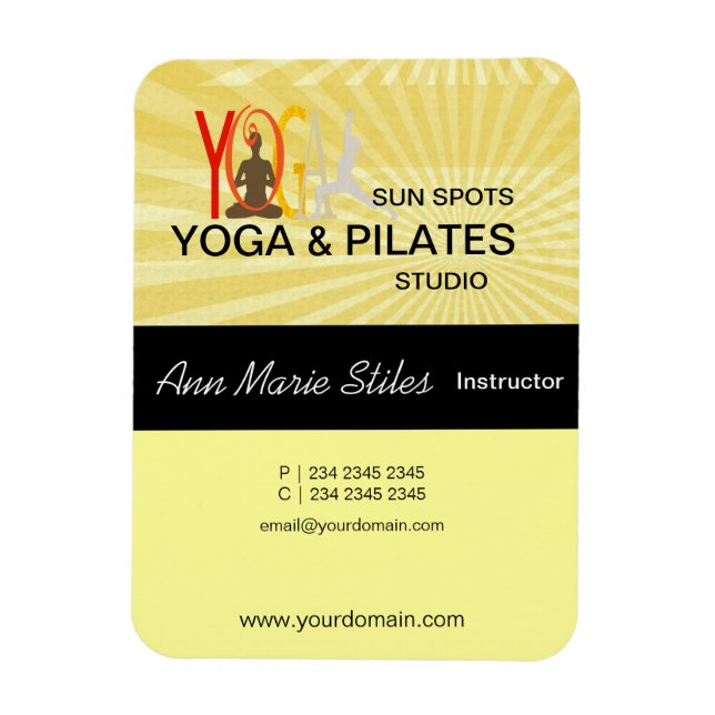 Magnet Flexible Yoga Pilates Business (Vertical)