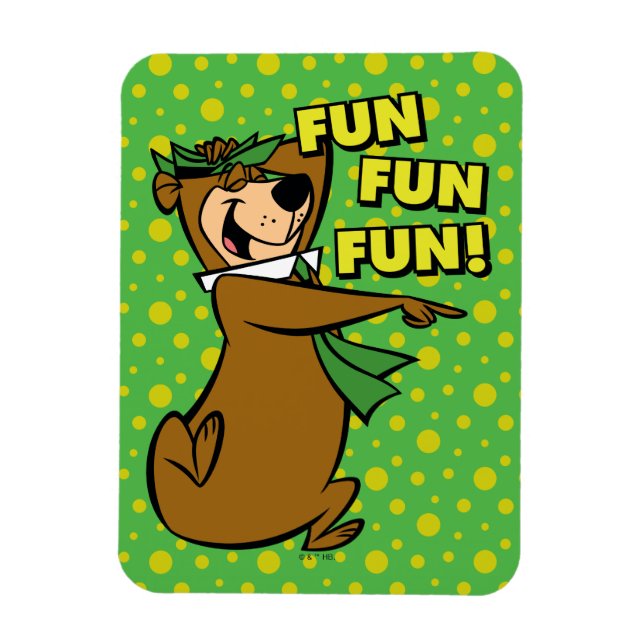 Magnet Flexible Yogi Bear Fun Amusant (Vertical)