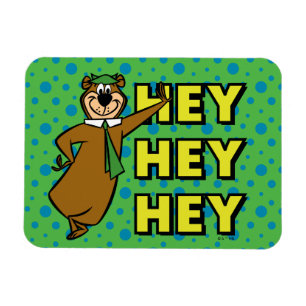 Magnet Flexible Yogi Bear Hey Hey Hey