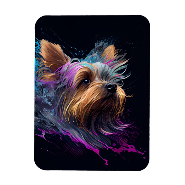 Magnet Flexible Yorkie (Vertical)