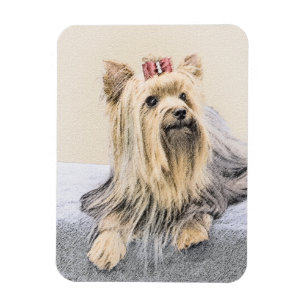 Magnet Flexible Yorkshire Terrier Peinture - Cute Original Chien A