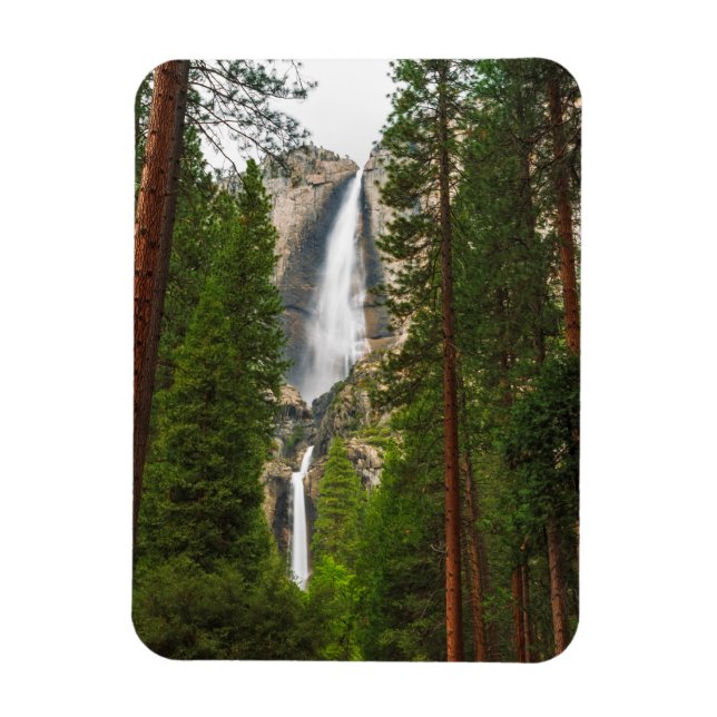 Magnet Flexible Yosemite Falls à travers la forêt (Vertical)