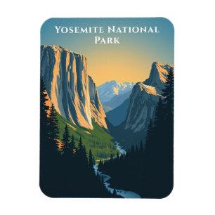 Magnet Flexible Yosemite National Park California Travel Paysage