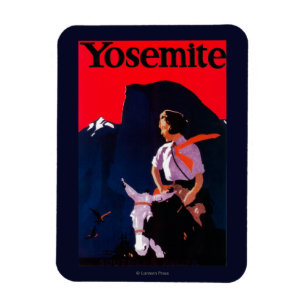 Magnet Flexible Yosemite PosterYosemite vintage, CA