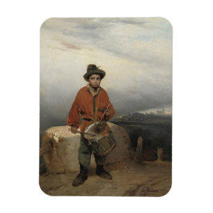 Magnet Flexible Young Drummer Boy (par Gerolamo Induno)