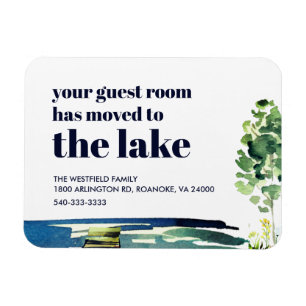 Magnet Flexible Your Guest Room Has Moved to the Lake New Home
