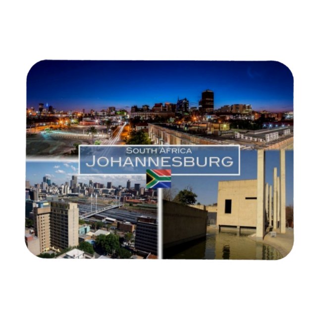 Magnet Flexible ZA Afrique du Sud - Johannesburg Joburg - (Horizontal)