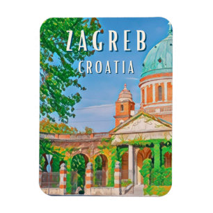 Magnet Flexible Zagreb, ville historique de Croatie