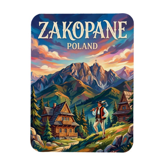 Magnet Flexible Zakopane Pologne (Vertical)