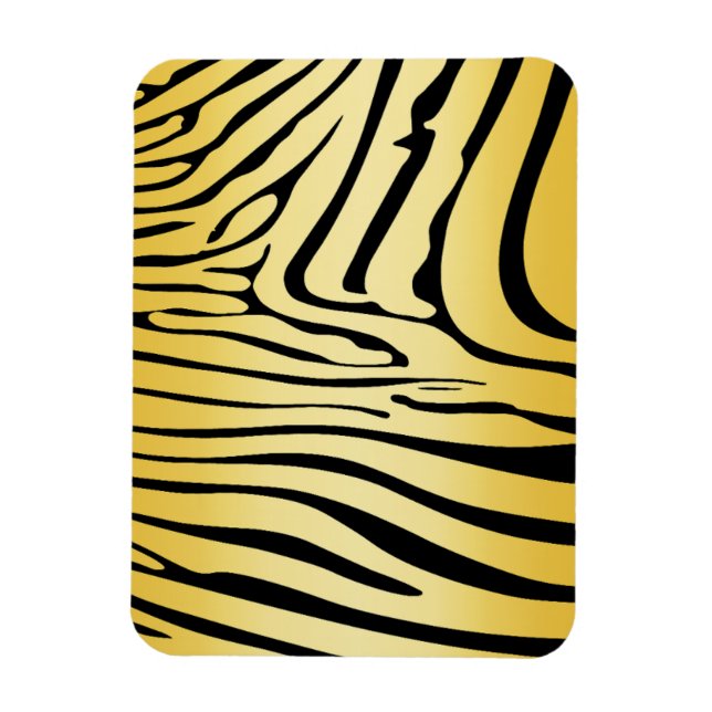 Magnet Flexible Zesty Zebra Yellow (Vertical)