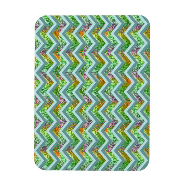 Magnet Flexible ZigZag en verre tendu (Vertical)