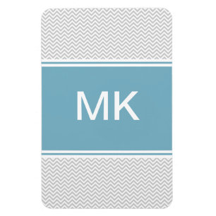 Magnet Flexible Zigzag gris simple