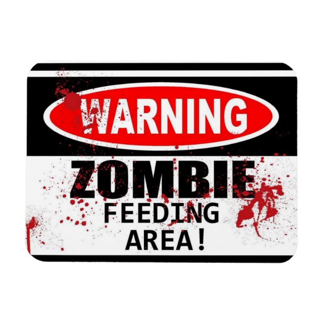 Magnet Flexible Zombie Sicn (Horizontal)