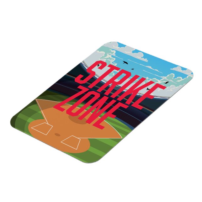 Magnet Flexible Zone de strike de baseball (Côté Gauche)